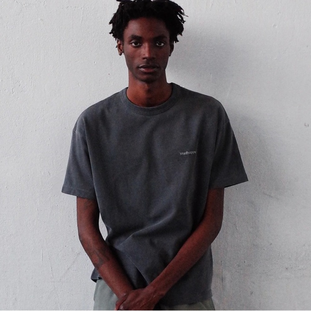 Madhappy Charcoal Short Sleeve Tee heavy weight